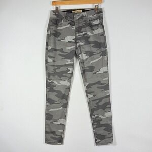 Democracy Womens 6 Ab Solution Camouflage Ankle Skinny‎ Jeans Urban Edgy Grunge